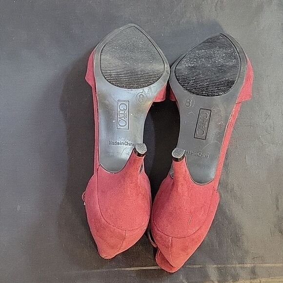 BRAND NEW CATO LOW HEEL ADJUSTABLE BUCKLE ANKLE STRAP POINTED TOE D'ORSAY SHOE - Picture 11 of 14